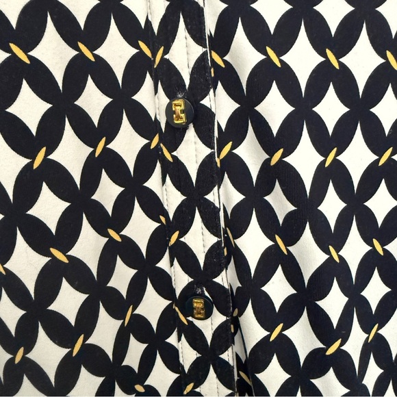 Charter Club Navy White Patterned Shirtdress SMALL - Picture 8 of 11